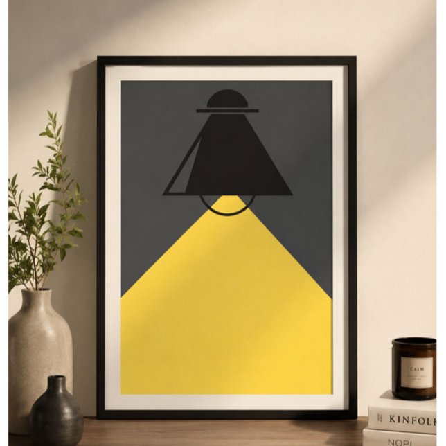 Modern Minimalist Lamp Wall Art Print |  (Creator Uploaded)