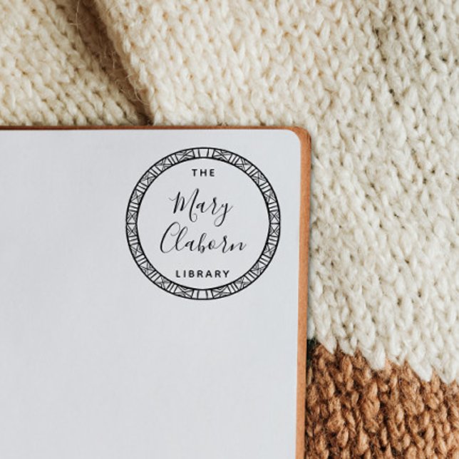 Modern Minimalist Leaves From The Library Of Rubber Stamp (Creator Uploaded)