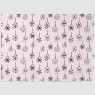 Modern Minimalist Line Drawing Ornaments Christmas Tissue Paper