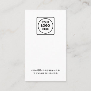 Modern Minimalist Logo Business Loyalty Design Card
