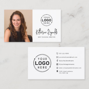 Modern Minimalist Logo Photo Script Icons Business Card