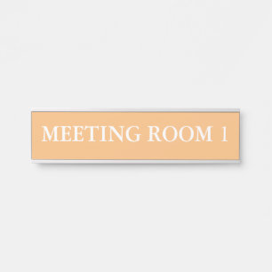 Modern minimalist Meeting room Administration Room Door Sign