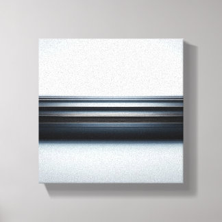 Modern Minimalist Metallic Horizon Art - Abstract  Canvas Print