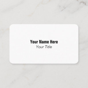 Modern Minimalist Mini Business Card