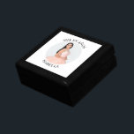 Modern Minimalist Mis XV Años Photo Gift Box<br><div class="desc">Create your own personalised white border photo keepsake gift box for your her 15th birthday. Customise the solid white background colour or the black text colour to match your photo. If you change the font type or size, you can fine tune the curvature of the text in small increments. Have...</div>