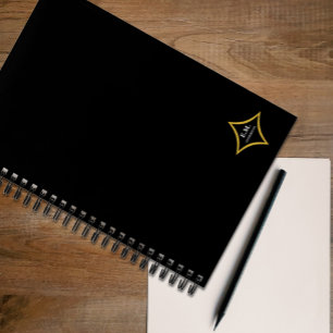 Modern Minimalist Monogram Notebook