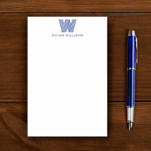 Modern Minimalist Monogram Post-it Notes