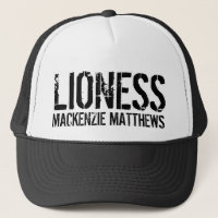 Modern Minimalist Motivational Lioness Vintage
