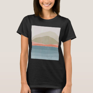 Modern minimalist mountain contemporary aesthetic T-Shirt