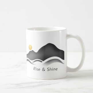 Modern Minimalist Mug Design | Abstract Wave