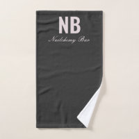 Modern Minimalist Nail Salon Custom Black