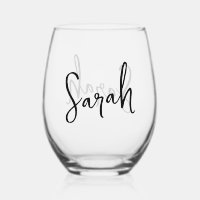 Modern Minimalist Name Script Monogram