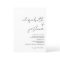 Modern minimalist names calligraphy black wedding