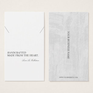 Modern Minimalist Necklace Display Card