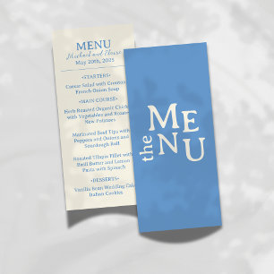 Modern Minimalist Neutral Wedding Reception Menu