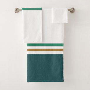 Modern Minimalist New Season Stripes Bath Towel Set