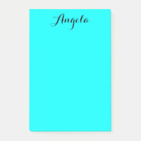 Modern Minimalist Personalised Aqua