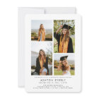 Modern Minimalist Photo Graduation Party Invite