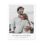 Modern Minimalist Photo Save the Date Wedding