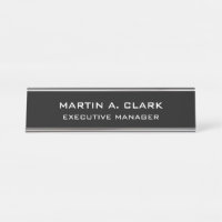 Modern Minimalist Plain Elegant Black & White