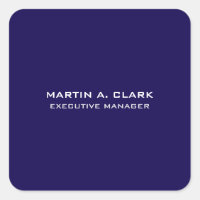 Modern Minimalist Plain Elegant Dark Blue