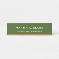 Modern Minimalist Plain Elegant Forest Green