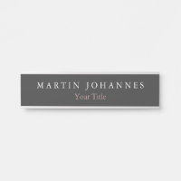 Modern Minimalist Plain Elegant Grey