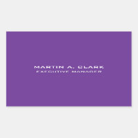 Modern Minimalist Plain Elegant Royal Purple