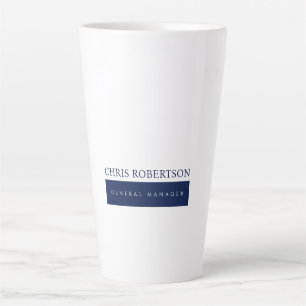 Modern Minimalist Plain Latte Mug