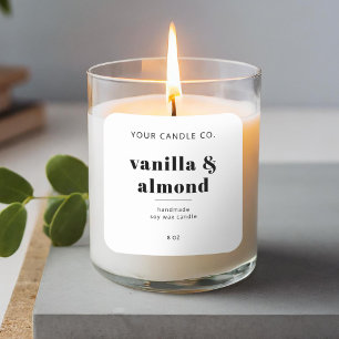 Modern Minimalist Product Label