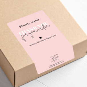 Modern Minimalist Product Packaging Box Seal