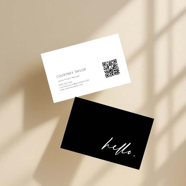 Modern minimalist professional business card (Creator Uploaded)