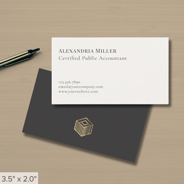 Modern Minimalist Professional Business Card (Creator Uploaded)