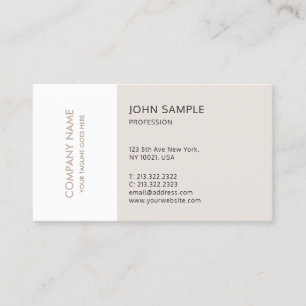 Modern Minimalist Professional Design Elegant Business Card
