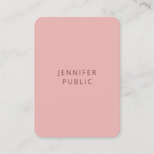Modern Minimalist Professional Design Trend Colour Business Card