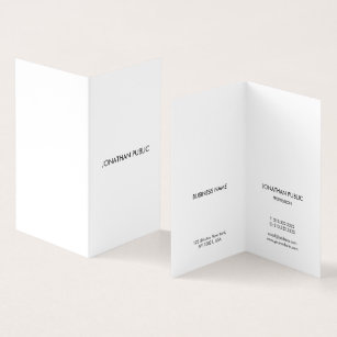 Modern Minimalist Professional Elegant Simple Chic Business Card