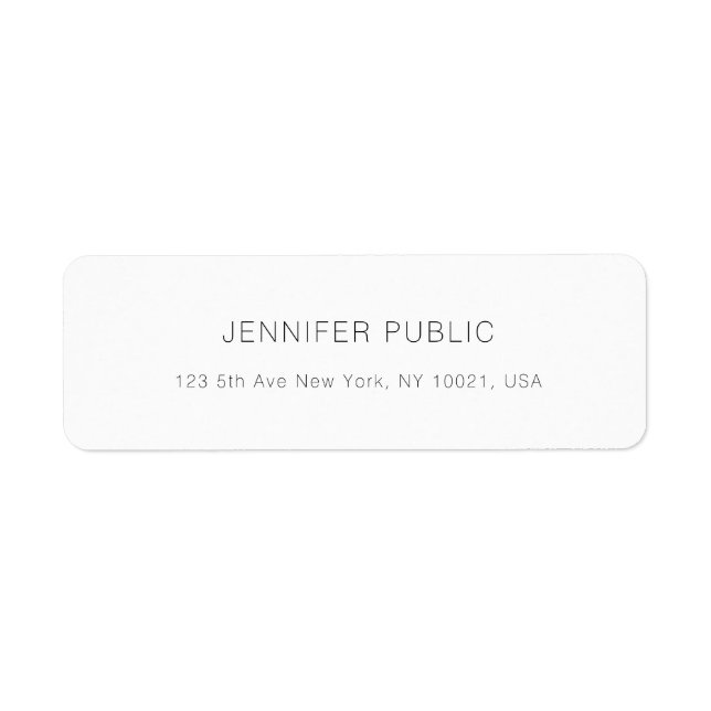 Modern Minimalist Professional Elegant Template (Front)