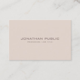 Modern Minimalist Professional Elegant Template Business Card
