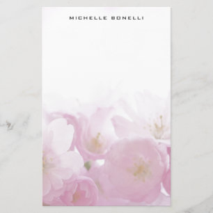 Modern Minimalist Professional Flower Design Stationery