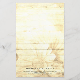 Modern Minimalist Professional Flowers Stationery
