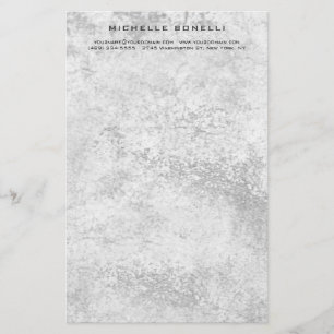 Modern Minimalist Professional Grey Wall Design Stationery