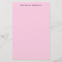 Modern Minimalist Professional Light Pink Feminine