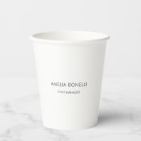 Modern Minimalist Professional Plain Simple