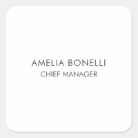 Modern Minimalist Professional Plain Simple