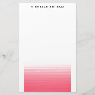 Modern Minimalist Professional Plain Simple Stationery
