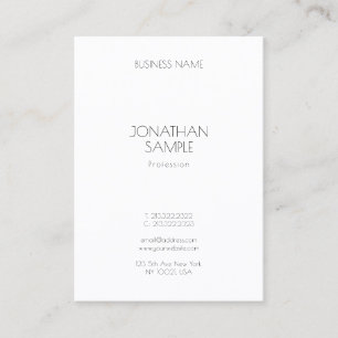 Modern Minimalist Professional Template Elegant Business Card