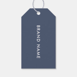 Modern Minimalist QR Code Clothing Label Hang Tag