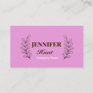Modern Minimalist QR code Social Media Business Card