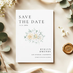 Modern Minimalist QR Code Wedding Website Save The Date