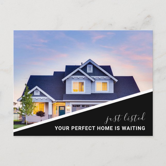 Modern Minimalist Real Estate Postcard - Editable  (Front)